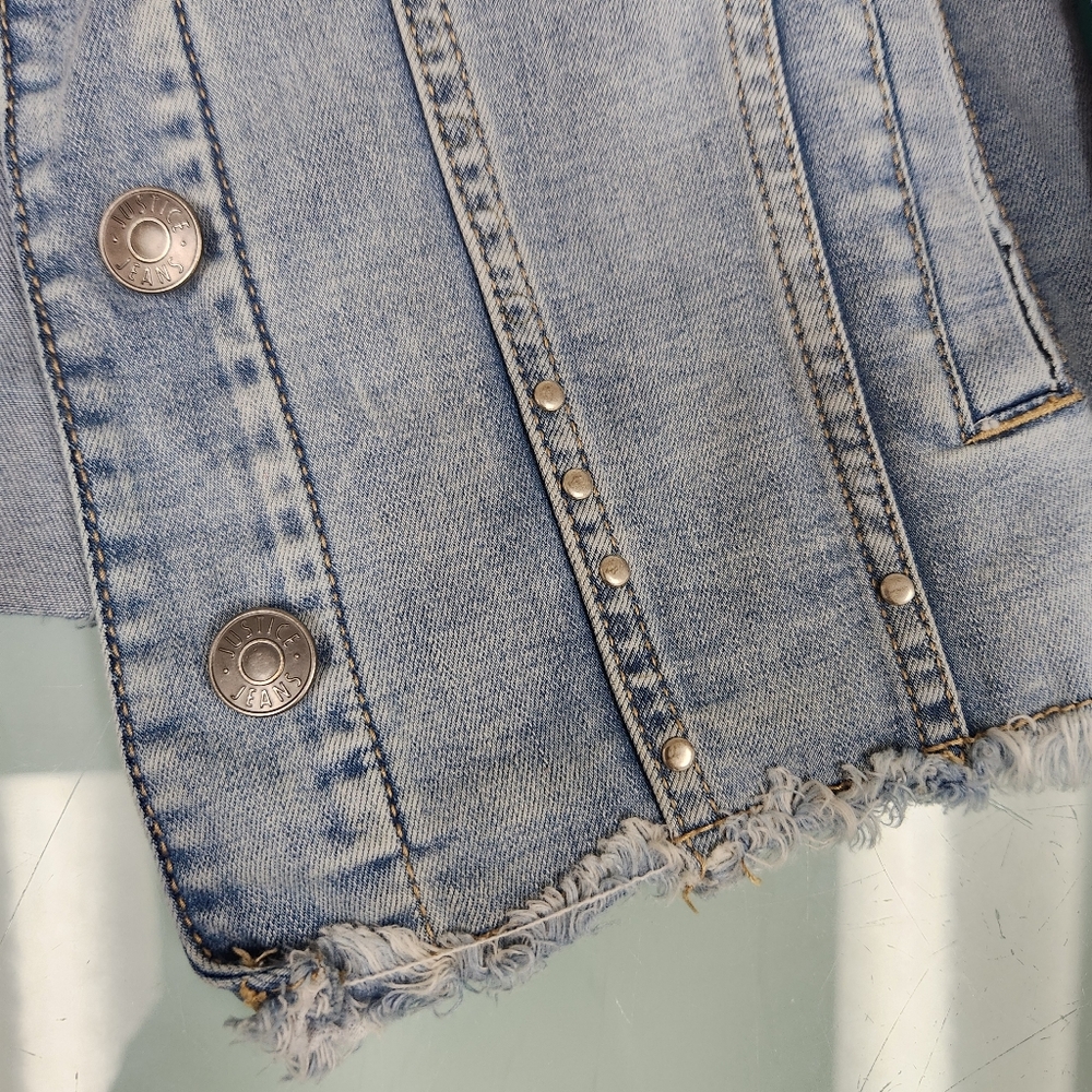 Justice Kids Light Blue Denim Jacket - Picture 4 of 4
